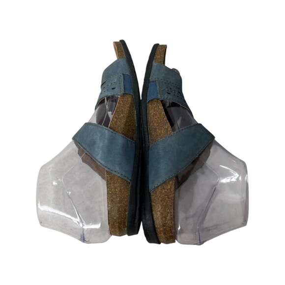 Earth Origins Sandals Women's Size 7 M Blue Slides Orono Flex Buckle Closure - Picture 8 of 11